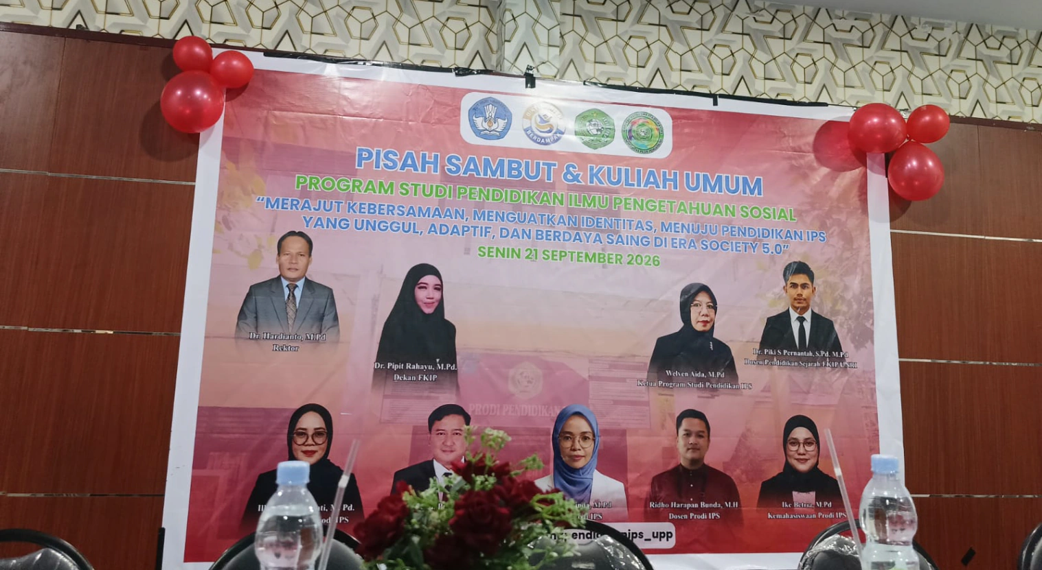 Perkuat Daya Saing di Era Society 5.0, Prodi Pendidikan IPS FKIP UPP Gelar Pisah Sambut dan Kuliah Umum